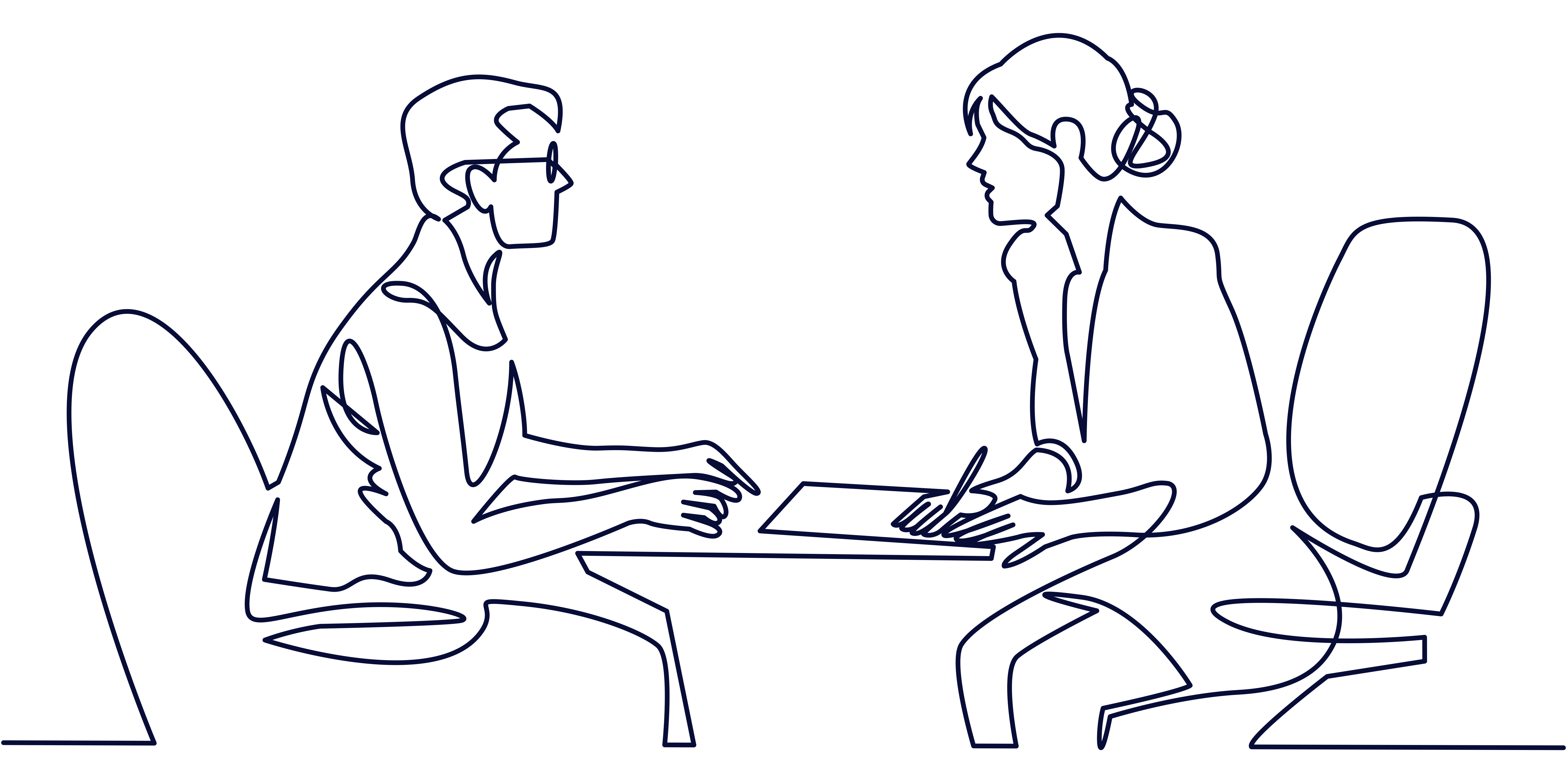People having a meeting